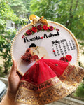 Premium Red & Gold Wedding Hoop - Luxurious Indian Bridal Design