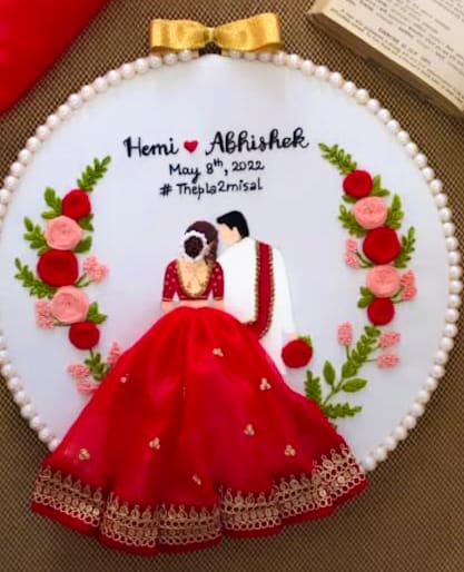 Hashtag Wedding Hoop - Social Media Themed Design